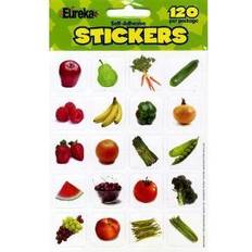 Eureka Fruits and Vegetables Photos Stickers