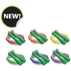 Champion Sports 6 ft Deluxe Vinyl Jump Rope Set Pack of 6