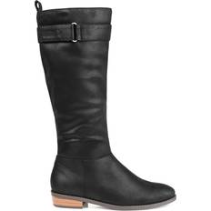 Journee Collection Lelanni Extra Wide Calf - Black