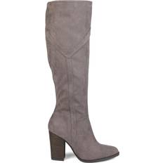 Journee Collection Kyllie Wide Calf - Grey