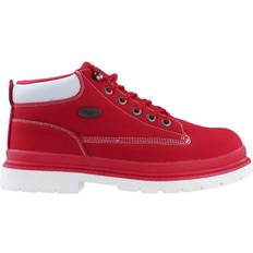 Men - Red Chukka Boots Lugz Drifter Ripstop - Red/White