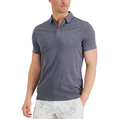 Alfani AlfaTech Stretch Solid Polo Shirt - Oxford Heather