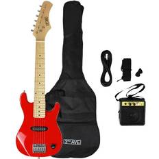 3RD AVENUE STX30 Junior Electric Guitar Bundle Red