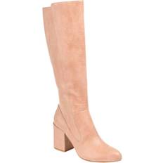 Journee Collection Tavia Wide Calf - Blush