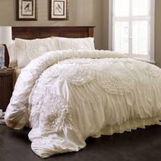 Lush Decor Serena Bedspread Turquoise, Grey, Beige, White, Pink (279.4x243.84cm)