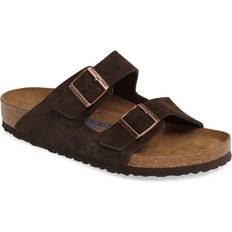 38 ⅓ - Unisex Sandals Birkenstock Arizona Soft Footbed - Mocha Suede