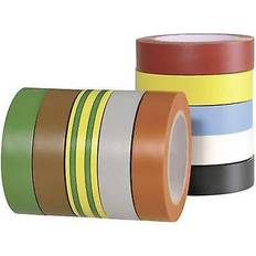 HellermannTyton Tape pvc 15MMX10M 10 farver