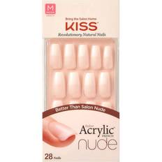 Kiss Salon Acrylic French Nails Leilani 28-pack 28-pack