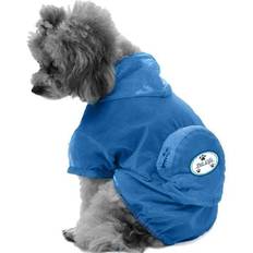 Petlife Thunder Paw Ultimate Collapsible Multi Adjustable Travel Dog Raincoat Small