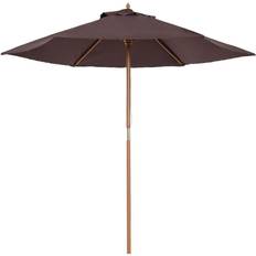 OutSunny New Garden Patio Outdoor Wooden Parasol 250cm