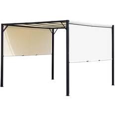 OutSunny Retractable Pergola Canopy 3x3 m