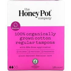 The Honey Pot Organic Regular Tampons 18-pack