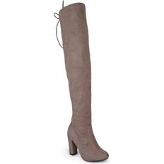 Journee Collection Maya Medium Calf - Taupe