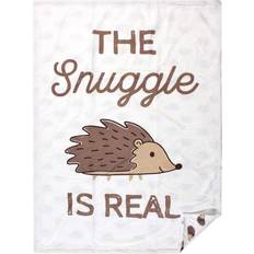 Hudson Reversible Mink Blanket Hedgehog