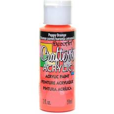 Deco Art Crafters Acrylic 2 oz poppy orange