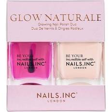 Nails Inc Glow Naturale Glowing Nail Polish Duo 14ml 2-pack 2-pack