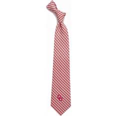 Eagles Wings Gingham Tie - Oklahoma