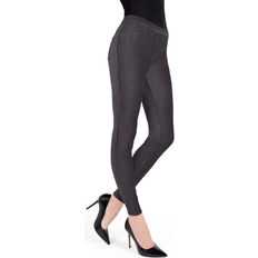 MeMoi Thin-Rib Corduroy Leggings - Pavement