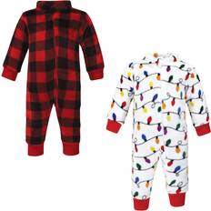 Hudson Baby Plush Jumpsuits, Christmas Lights (10115728)