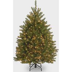National Tree Company Pre-Lit Dunhill Fir Hinged Artificial Christmas Tree 137.2cm
