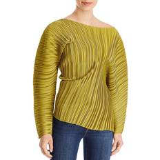 Lafayette 148 New York Tiller Pleated Top - Agave Green