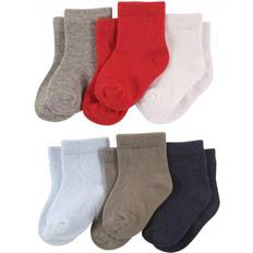 Luvable Friends Crew Socks 6-pack - Boy Solids (10726176)