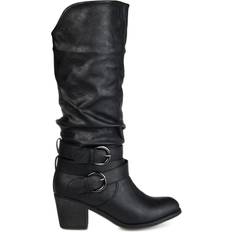 Journee Collection Late Wide Calf - Black