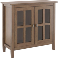 Simpli Home Warm Shaker Storage Cabinet 81.3x78.7cm