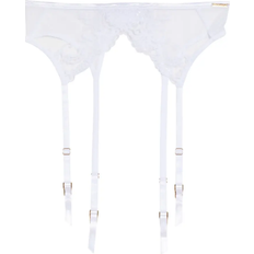 Women Garter Belts Bluebella Marseille Suspender Belt - White