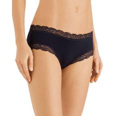 Hanro Cotton Lace Hipster - Black