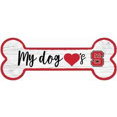 Fan Creations NC State Wolfpack Team Dog Bone Sign