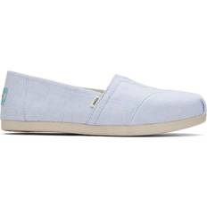 Toms Linen Alpargata Flats W - Light Blue