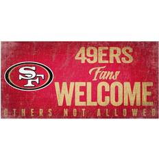 Fan Creations San Francisco 49ers Fans Welcome Sign