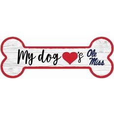 Fan Creations Ole Miss Rebels Team Dog Bone Sign