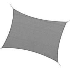 OutSunny Sun Shade Sail Charcoal Grey