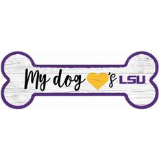 Fan Creations LSU Tigers Dog Bone Sign Board