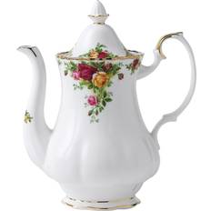 Porcelain - Red Carafes, Jugs & Bottles Royal Albert Old Country Roses Coffee Pitcher 1.242L