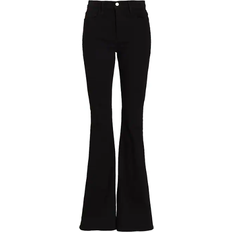 Frame Le High Stretch Flare Jeans - Film Noir