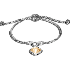 John Hardy Palu Charm Pull Through Bracelet - Silver/Gold