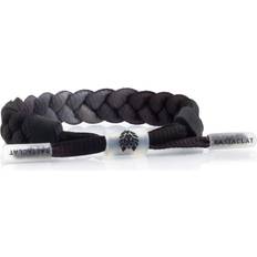 Rastaclat Equals Braided Bracelet - Black/Grey