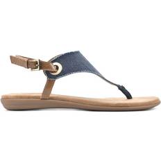 White Mountain London Sandal - Denim Blue Fabric