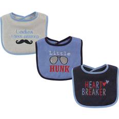 Luvable Friends Drooler Bibs 3-Pack Little Hunk