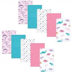 Hudson Cotton Flannel Burp Cloths 10-pack Cuteasaurus