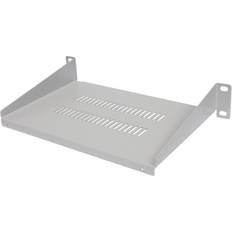 Intellinet 10" Cantilever Shelf, 1U, Shelf Depth 150mm, Vented, Max 25kg, Grey, Three Year Warranty