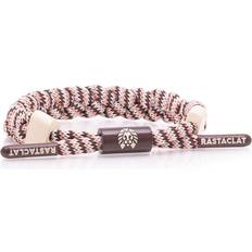 Rastaclat Strong Resilience Braided Bracelet - Coral/Brown