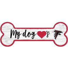 Fan Creations Atlanta Falcons Team Dog Bone Sign Board