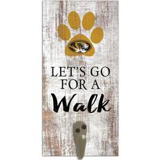 Fan Creations Missouri Tigers Dog Leash Holder Sign Board