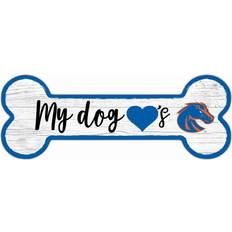 Fan Creations Boise State Broncos Team Dog Bone Sign Board