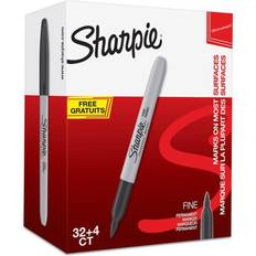 Sharpie Permanent Marker Fine Black (36 Pack)