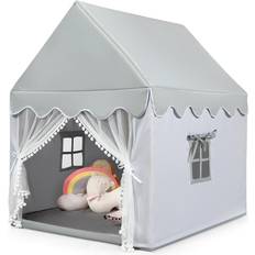 Costway Kids Play Tent Large Playhouse with Mat